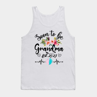 Soon To Be Grandma Est 2023 Tank Top